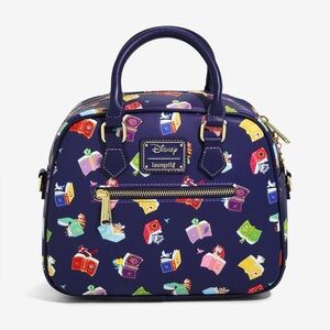 Loungefly Disney Books Purple Crossbody Bag